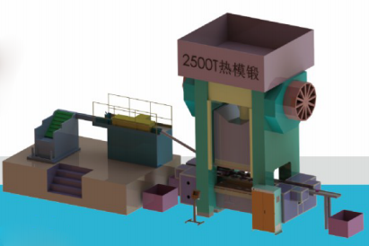 熱模鍛壓力機(jī)與步進(jìn)梁鍛造機(jī)械手完美搭配，實(shí)