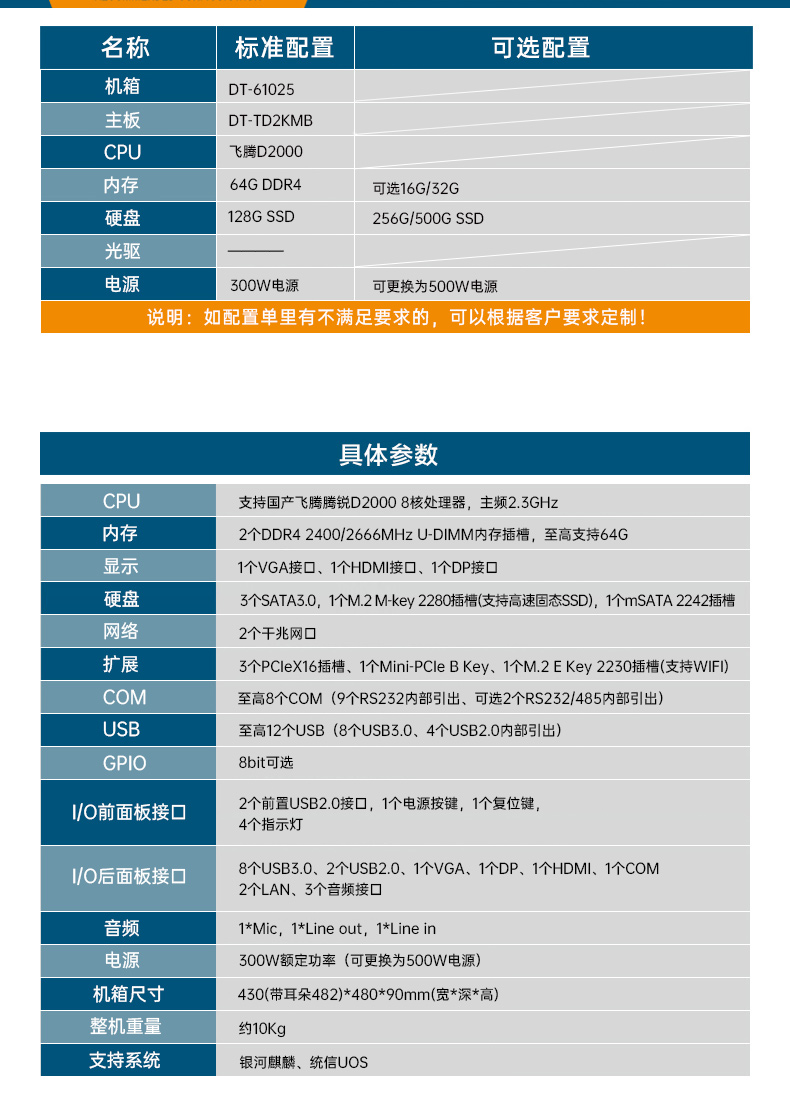 國產(chǎn)化機(jī)柜北京工控機(jī),飛騰cpu,適配麒麟統(tǒng)信國產(chǎn)系統(tǒng),DT-61025-TD2KMB.jpg